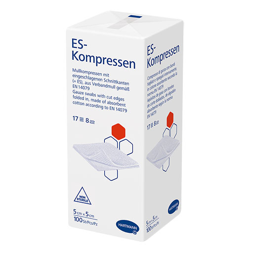 ES-KOMPRESSEN unsteril 5x5 cm 8fach