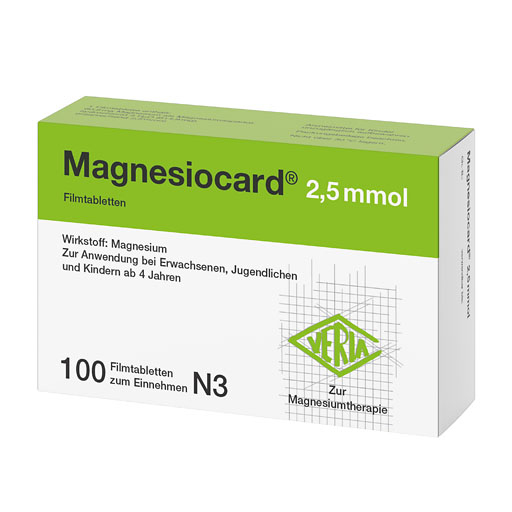 MAGNESIOCARD 2,5 mmol Filmtabletten