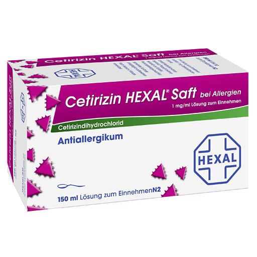 CETIRIZIN HEXAL Saft bei Allergien