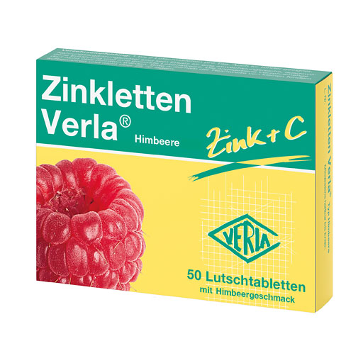 ZINKLETTEN Verla Himbeere Lutschtabletten