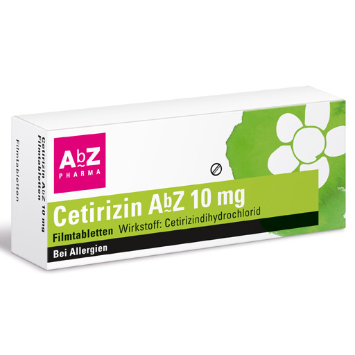 CETIRIZIN AbZ 10 mg Filmtabletten