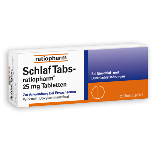 SCHLAF TABS-ratiopharm 25 mg Tabletten