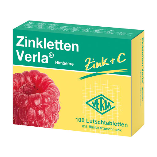 ZINKLETTEN Verla Himbeere Lutschtabletten