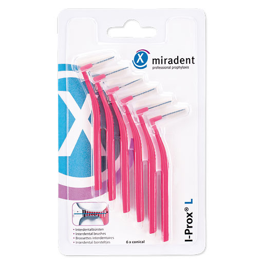 MIRADENT Interdentalb&uuml;rste I-Prox L 0,4 mm pink