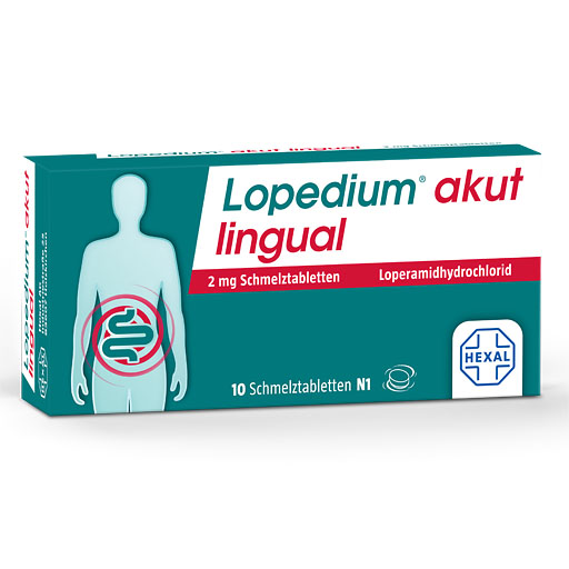 LOPEDIUM akut lingual 2 mg Schmelztabletten