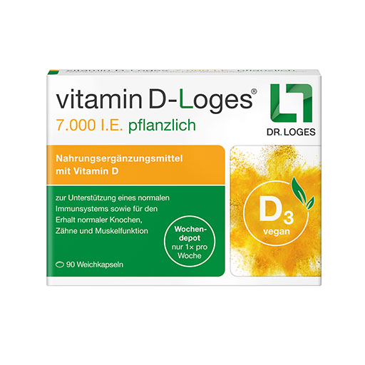 VITAMIN D-LOGES 7.000 I.E. pflanzlich Wochendepot